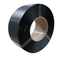 PP strap 19 x 0,90 mm, 200/190 - 1200 m, 4050 N, black