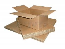 Carton box with flaps 5VVL - 565x430x415 mm (L x W x H)