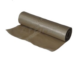 LDPE trash bag, 700 x 1100 mm, type 100, clear, 15 pcs/roll - without cover