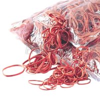 Rubber bands diameter 40/4 mm - red