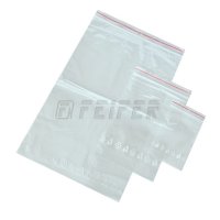 LDPE quick-closing ZIP bag with hole, 70 x 100 mm