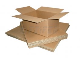 Carton box with flaps 3VVL - 200x150x100 mm (L x W x H)