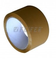 75mm x 66m - self adhesive tape, havana